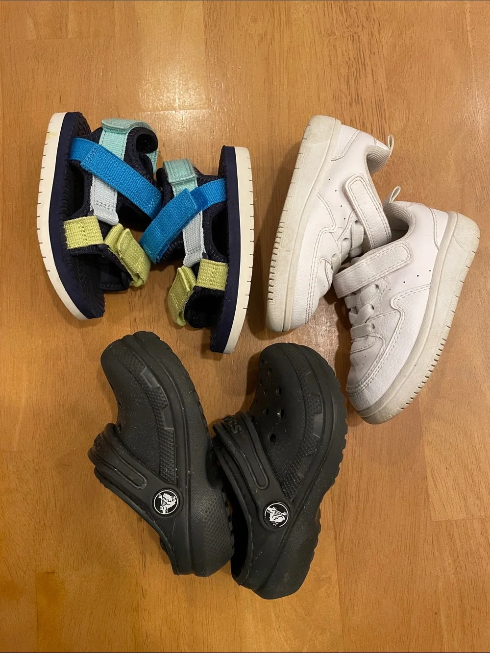 CROCS Clogs Sandals & Sneaker Bundle Toddler Baby Boy Size 6 Shoes